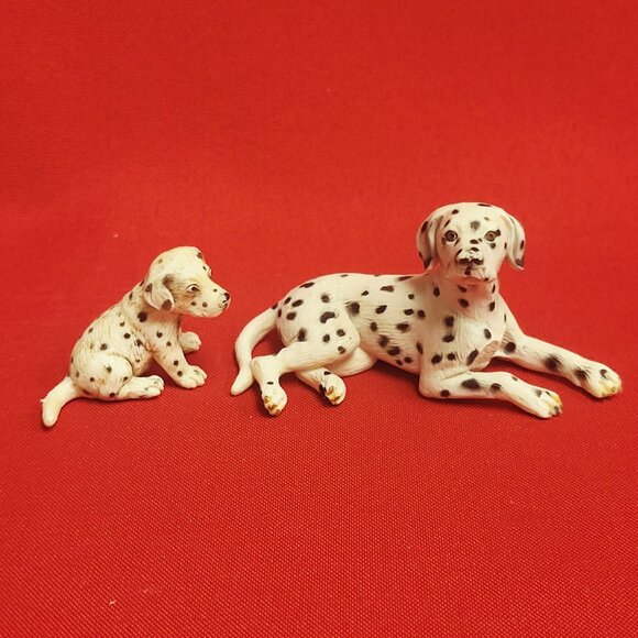 Schleich Dalmatian Dog Figurines Adult and Puppy 1997 - Picture 4 of 9
